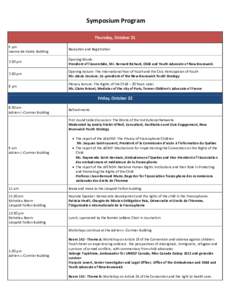 National human rights institutions / Convention on the Rights of the Child / New Brunswick / Pierre Trudeau / Government / Law / Canada / Organisation internationale de la Francophonie / Ombudsman / Université de Moncton