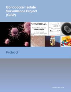 Gonococcal Isolate Surveillance Project (GISP) Protocol