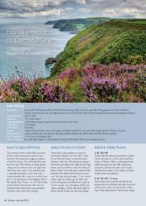 From Lynmouth to Combe Martin COMPILED by Bryan Cath at Combe Walks  FACTFILE