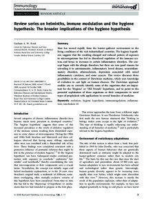 Cytokines / Immunology / T cells / Immune system / Allergology / Interleukin 10 / Hygiene hypothesis / T helper cell / Interleukin 12 / Biology / Medicine / Anatomy