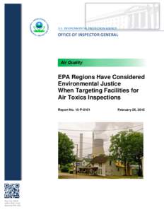 United States Environmental Protection Agency / Earth / Environmental justice / Environmental protection / Environmental social science / National Emissions Standards for Hazardous Air Pollutants / Air pollution / Clean Air Act / Environment / Air pollution in the United States / Emission standards