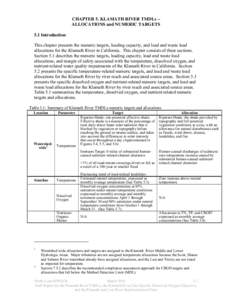 Klamath River / Water pollution / Rogue River-Siskiyou National Forest / Wild and Scenic Rivers of the United States / Total maximum daily load / Klamath Basin / Upper Klamath Lake / Klamath Project / Clean Water Act / Geography of California / Geography of the United States / Klamath Mountains