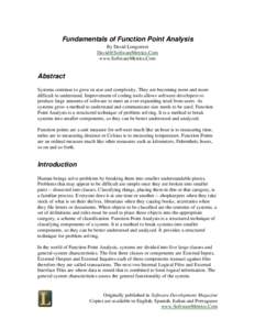 Microsoft Word - Fundamentals of Function Point Analysis.doc
