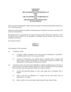 Arbitration / Foreign direct investment / Arbitration award / Business law / Civil procedure / International Centre for Settlement of Investment Disputes / Arbitral tribunal / Anti-War Treaty / Indo-Soviet Treaty of Friendship and Cooperation / Law / Legal terms / International relations