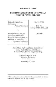 FOR PUBLICATION  UNITED STATES COURT OF APPEALS FOR THE NINTH CIRCUIT  BRIAN J. FARKAS, an