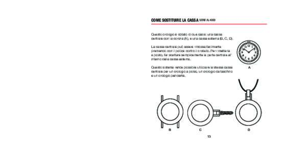 �������� ���������� ���������� ���� REGOLAZIONE DELLA POSIZIONE DELLE LANCETTE DEL CRONOMETRO