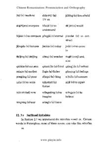 Pinyin / Romanization of Mandarin Chinese / Chinese language / Chinese romanization / Phonetic alphabets