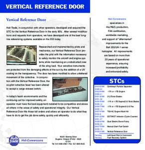 VERTICAL REFERENCE DOOR Heli-Conversions Vertical Reference Door  specializes in