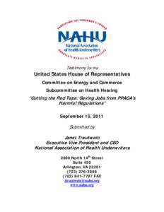 Institutional investors / Business / Finance / Types of insurance / Insurance / Patient Protection and Affordable Care Act / National Association of Health Underwriters / Financial adviser / Professional liability insurance / Financial economics / Investment / Financial institutions