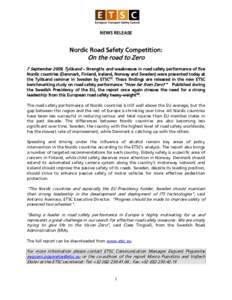 Microsoft WordNordic Road Safety Competition.doc
