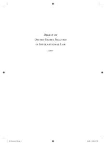 Digest of United States Practice in International Law[removed]Cummins-FM.indd i