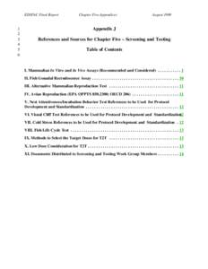 Endocrine Disruptor Screening and Testing Advisory Committee Final Report - Appendix J