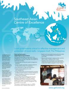 Water / Coral Triangle / Coral / Marine protected area / Bolinao /  Pangasinan / Southeast Asian coral reefs / Coral Reef Alliance / Coral reefs / Physical geography / Earth