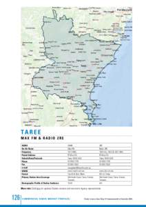 Taree MA X FM & RADIO 2 RE ACMA On-Air Name Frequency Postal Address