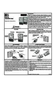 INSTR,INSTL,MCT-1,2 Linear P/N: [removed]B Size: 8.500