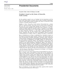 [removed]Presidential Documents Federal Register Vol. 65, No. 42