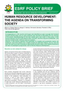 Afghanistan Public Policy Research Organization / Human capital / Economics / Politics / Federal institutions of Tanzania / Master of Science in Human Resource Development / Development / Capacity building / Capacity development