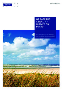 We care for a Healthy Climate on Board  Your Innovative Partner