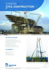 SARENS CIVIL CONTRUCTION DISCOVER OUR SCOPE major steel assembly works installation of complex roof structures