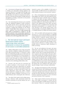 Chapter II. Functioning of the international drug control system   .  Governments in all regions have used the Guidelines in drafting and subsequently adopting legislation that empowers authorities to inve