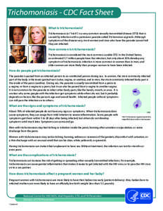 Sexually transmitted diseases and infections / HIV/AIDS / Infections with a predominantly sexual mode of transmission / Trichomoniasis / Trichomonas vaginalis / Sexually transmitted disease / AIDS / Irritation / Vagina / Medicine / Health / Biology