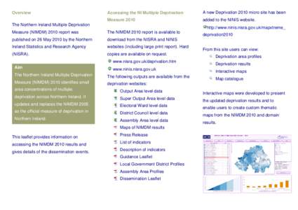 United Kingdom / Neighbourhood Statistics / Northern Ireland Statistics and Research Agency / Statistics