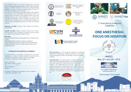 Veterinary anesthesia / Propofol / Naples / University of Naples Federico II / Anesthesia / Sedation / Dvm
