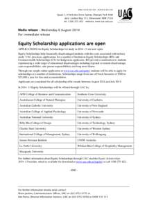 Scholarship / Student financial aid / University of New South Wales / Universities Admissions Centre / Education / Knowledge / Academia