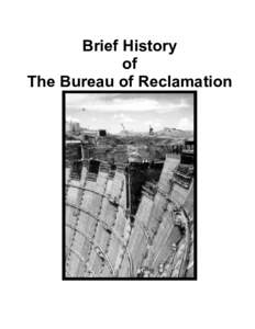 Dams / United States Bureau of Reclamation / Central Utah Project / Colorado River Storage Project / Bridge Canyon Dam / Central Valley Project / Reclamation fund / Shasta Dam / Grand Coulee Dam / Colorado River / Western United States / Geography of the United States