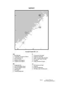 NORWAY  Ice report areas GG to JJ GG 1 Brevikfjorden 2 Frierfjorden (Porsgrunn,Skien)