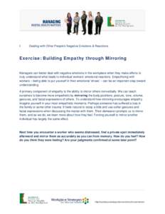 Microsoft Word - I. Building Empathy through Mirroring Jun[removed]JF,MAB,JS].doc