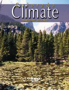 Climate / Rain / Colorado / Snow / Continental climate / United States rainfall climatology / Climate of Salt Lake City / Atmospheric sciences / Meteorology / Precipitation