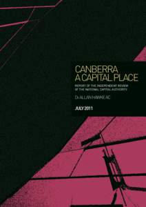 Geography of Oceania / Allan Hawke / Australian Capital Territory / Capital city / Government / Canberra / National Capital Authority