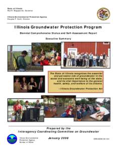 State of Illinois Rod R. Blagojevich, Governor Illinois Environmental Protection Agency Douglas P. Scott, Director  Illinois Groundwater Protection Program