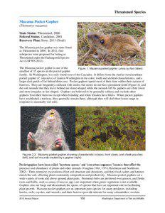 Threatened and Endangered Wildlife in Washington: 2012 Annual Report