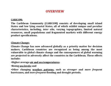 Some Benefits & Challenges of R3E Implementation in the Caribbean