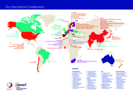 Our International Collaborators Sweden AkzoNobel Surface Chemistry Chalmers University of Technology Lulea University of Technology Lund University