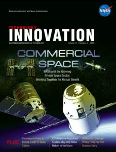 National  Aeronautics   and   Space  Administration  TECHNOLOGY INNOVATION MAGAZINE FOR BUSINESS & TECHNOLOGY