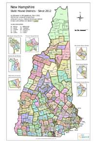 New Hampshire  State House Districts - Since 2012 Clarksville