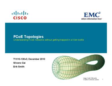 Network protocols / Fibre Channel over Ethernet / Data / Information / Computer storage / Network switch / Storage area network / Ethernet / Computing / Fibre Channel