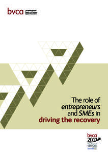 The role of entrepreneurs and SMEs in driving the recovery  CAMPAIGN SPONSOR