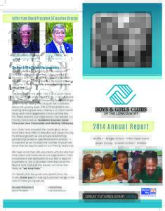Letter from Board President & Executive Director  RUSS WHITEFORD Lowcountry Board President