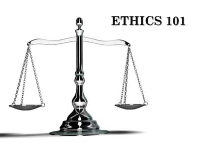 ETHICS 101  CODE OF ETHICS 42 IAC[removed]GIFTS; TRAVEL EXPENSES; WAIVERS