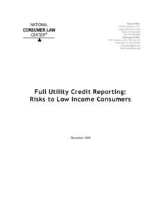 Credit history / Credit bureau / Low Income Home Energy Assistance Program / Credit score / Credit card / PRBC / Equifax / Alternative data / DTE Energy / Financial economics / Credit / Personal finance