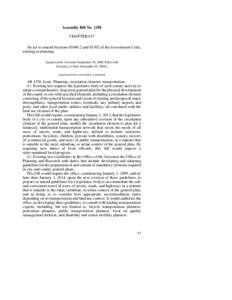 Assembly Bill NoCHAPTER 657 An act to amend Sectionsandof the Government Code, relating to planning. [Approved by Governor September 30, 2008. Filed with Secretary of State September 30, 2008.]