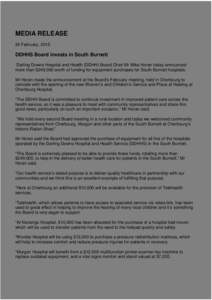DDHHS Board invests in South Burnett - Darling Downs Hospital and Health Service