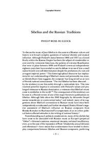 Sib_Ia_1:41 PM Page 3  Copyrighted Material Sibelius and the Russian Traditions