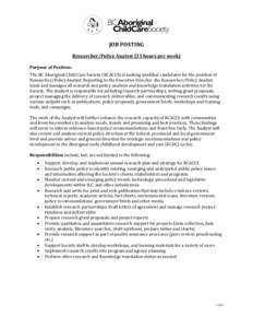 Hunting / Indigenous peoples of North America / Scientific method / Inuit / Métis people / First Nations / Qualitative research / National Aboriginal Health Organization / Americas / History of North America / Aboriginal peoples in Canada