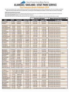 SF Giants Schedule[removed]page 1) revise
