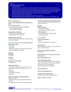 ILLINOIS Illinois Board of Higher Education • Coordinating board • Data collected from 2-year public, 4-year public, and independent (private, non-profit) institutions in the state